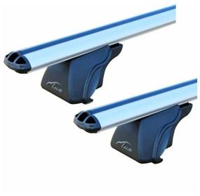 img 2 attached to Set of arches and supports Lux Classic Aero 52 for roof rails universal, 1.2 m, for roof rails, aerodynamic, arch length 120 cm