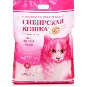 img 2 attached to Absorbent litter Siberian cat Elite for fastidious cats, 24l