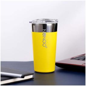 img 1 attached to Thermo mug Xiaomi Nonoo Afternoon Coffee Cup, 0.58 L, yellow