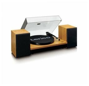 img 4 attached to 🎶 Lenco LS-300 Light Wood Vinyl Player: Premium Quality and Vintage Charm