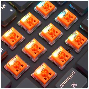 img 3 attached to Беспроводная механическая ультратонкая клавиатура Keychron K3, 84 клавиши, RGB подстветка, Orange Switch
