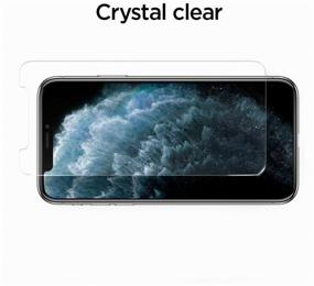 img 4 attached to Spigen Align GlastR 2 pack for iPhone 11/XR (AGL00101, 2 complete, original, Clear)