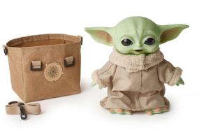 img 4 attached to Mattel Star Wars Mandalorian Plush Toy Baby Yoda Grog HBX33