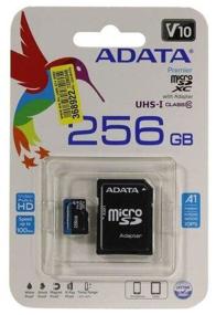 img 4 attached to Карта памяти ADATA microSDXC 256 ГБ Class 10, V10, A1, UHS-I, R/W 100/25 МБ/с, адаптер на SD