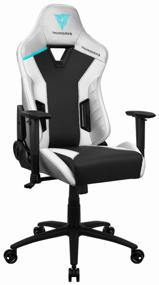 img 4 attached to Computer chair ThunderX3 TC3 gaming chair, upholstery: faux leather, color: Arctic White