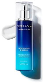 img 3 attached to Missha Super Aqua Ultra Hyalron Emulsion Moisturizing Face Emulsion, 130 ml, 130 g