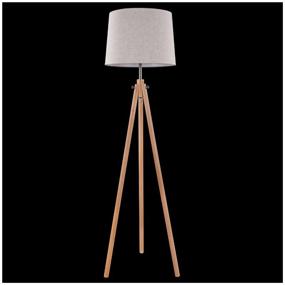 img 4 attached to Floor lamp MAYTONI Calvin Z177-FL-01-BR, E27, 60 W, armature color: brown, shade/shade color: beige
