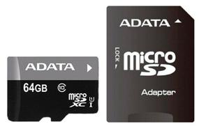 img 4 attached to ADATA 64GB microSDXC Class 10 UHS-I U1 R High-Speed SD Card - 50MB/s