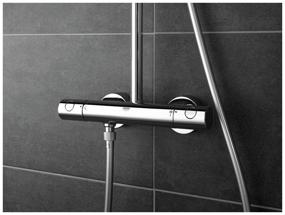 img 2 attached to 🚿 Luxurious Grohe Tempesta Cosmopolitan 210 Shower Column in Chrome for an Ultimate Shower Experience