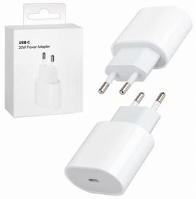 img 3 attached to Быстрое сетевое зарядное устройство для Apple iPhone и iPad, разъем USB-C, 20W, Power delivery (PD) / Original Drop