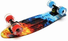 img 1 attached to Children's mini-cruiser Triumf Active TLS-401G, 22.3x6, flames