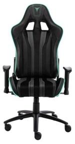 img 2 attached to Gaming chair ZONE 51 Gravity, upholstery: faux leather/textile, color: black/cyan
