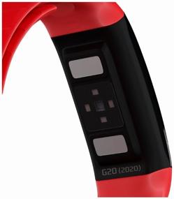 img 3 attached to Smart bracelet GSMIN G20 (2020), red