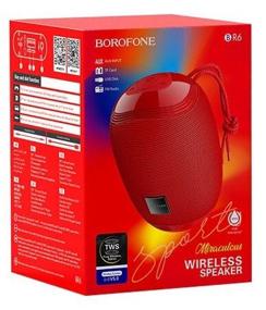 img 3 attached to Portable acoustics Borofone BR6, 5 W, red