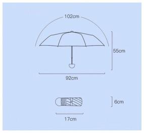 img 1 attached to Women's, men's, folding umbrella Xiaomi Zuodu Fashionable Umbrella Blue Sky