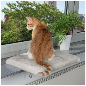 img 1 attached to Cat bed TRIXIE Resting Pad for Windowsills 51x51x36 cm 51 cm 51 cm rectangular beige 36 cm