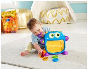 img 2 attached to Fisher-Price Interactive Educational Toy Hungry Monster (DRG11)