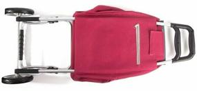 img 4 attached to Joy Home CARGO trolley bag, red/grey