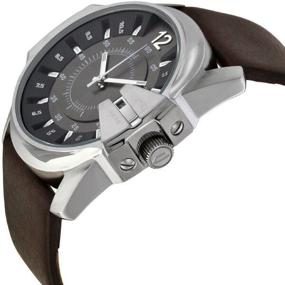 img 4 attached to Wrist Watch DIESEL Master Chief DZ1206 Quartz, waterproof, arrow light, anti-glare glass, silver