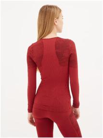 img 4 attached to Set of women sports thermal underwear KATRAN Alta ( 20°C to - 15°C) red, red, size: XL-XXL (52-56/170-186)