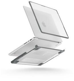 img 1 attached to Uniq Venture PC/TPU case for MacBook Pro 14" (2021), transparent/grey (MP14(2021)-VENFGRY)