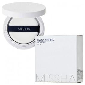 img 3 attached to Missha Magic Cushion Moist Up PA Foundation, SPF 50, 15 g, shade: #21