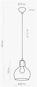 img 1 attached to Светильник TK Lighting Mango 601, E27, 60 Вт, кол-во ламп: 1 шт., цвет арматуры: серебристый, цвет плафона: бронзовый