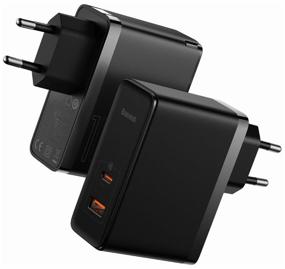 img 4 attached to Сетевое зарядное устройство/Быстрая зарядка Baseus GaN5 Pro Fast Charger C U 100W EU Black (Cable Type-C to Type-C 100W(20V/5A) CCGP090201