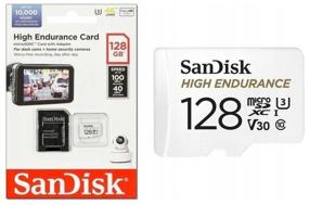 img 4 attached to SanDisk microSDXC 128GB Class 10 UHS-I R/W 100/40MB/s Memory Card SD Adapter