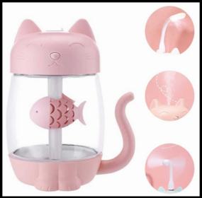 img 2 attached to Humidifier Kitty Humidifier 3 in 1 (Pink, Blue, White, Purple)