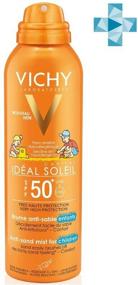 img 1 attached to Vichy Capital Ideal Soleil Sun Spray Veil Anti-Sand for Kids SPF 50+ 50pcs 200 ml