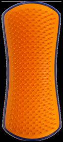 img 2 attached to PET TEEZER Detangling & Dog Grooming Brush, blue/orange