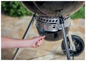 img 4 attached to Charcoal grill Weber Master-Touch GBS Premium E-5770, 76x65x100 cm