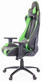 img 4 attached to Computer chair Everprof Lotus S9 gaming, upholstery: imitation leather, color: black/green