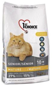 img 2 attached to Dry food for senior cats 1st Choice for healthy bones and joints Senior, with chicken 2.72 kg