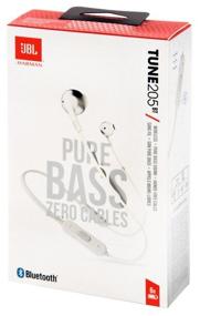 img 1 attached to Wireless Earphones JBL Tune 205BT, silver