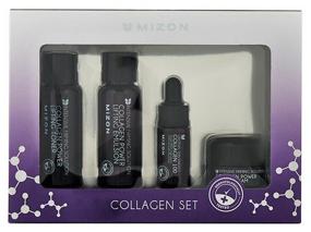 img 2 attached to MIZON Collagen miniature SET Set: Facial emulsion, Facial toner, Facial serum, Cream for 40ml/40ml/15ml/9.3ml