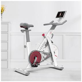 img 3 attached to Upright exercise bike YESOUL Smart Spinning bike S3 Pro, white