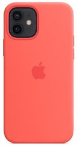 img 4 attached to 🍎 Enhanced Apple MagSafe Silicone Case for iPhone 12/12 Pro - Vibrant Pink Citrus Shade