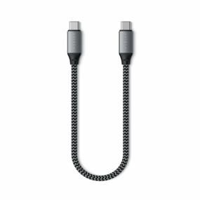 img 3 attached to Кабель Satechi USB-C to USB-C Cable (0.25 метра) серый (ST-TCC10M)