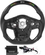 upgrade your driving experience with qiilu's led carbon fiber racing steering wheel for gr supra a90 2020+ logo