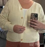 img 1 attached to Stay Cozy And Stylish: KIRUNDO Women'S Long Sleeve V Neck Cardigan For Fall And Winter review by Christine Radcliffe