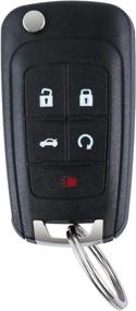 img 4 attached to 🔑 Keyless Entry Remote Flip Replacement Uncut Trunk Car Key Fob for Chevy Camaro, Cruze, Equinox, Malibu | Buick Regal, Lacrosse, Verano | OHT01060512 (1 Pack)