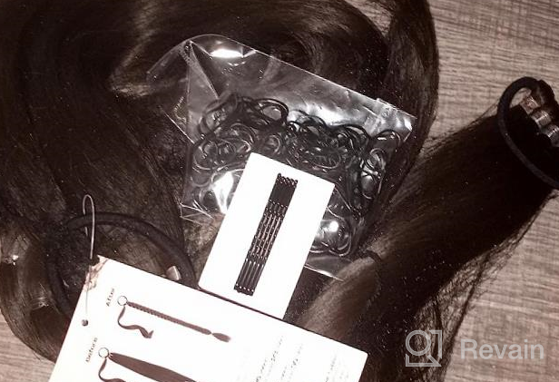 img 1 attached to Get A Fuller Ponytail With SEIKEA'S DIY Braided Ponytail Extension: Medium Brown With Golden Brown Highlights, Soft Synthetic Hair, 26 Inch Length (Braided 23 Inch) review by Donna Maupin