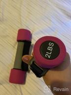 img 1 attached to EILISON Soft Grip Dumbbell Set With Adjustable Straps - Perfect For Home Gym And Women'S Strength Training review by James Stevenson