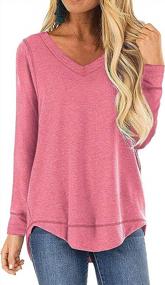 img 4 attached to Women'S Long Sleeve Side Split Casual Loose Tunic Top - JomeDesign (S-XXL)