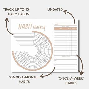 img 3 attached to Boost Productivity & Reach Your Goals With The Lamare Habit Tracker Calendar!