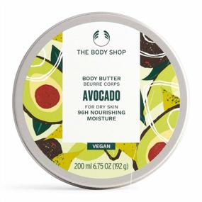 img 4 attached to Revitalize Your Skin With The Body Shop Avocado Body Butter - Ideal For Very Dry Skin And Vegan-Friendly, 6.4 OZ