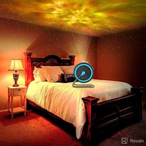 img 2 attached to 🌠 MEETPEAK Star Projector: 7 Colors LED Nebula Galaxy Star Light with Music Speaker and Remote Control - Perfect Gifts for Kids' Bedroom, Timing Function Included