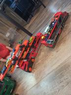 img 1 attached to Car transporter Hot Wheels GHR48, 18 cm, orange review by Mateusz Sobczyk ᠌